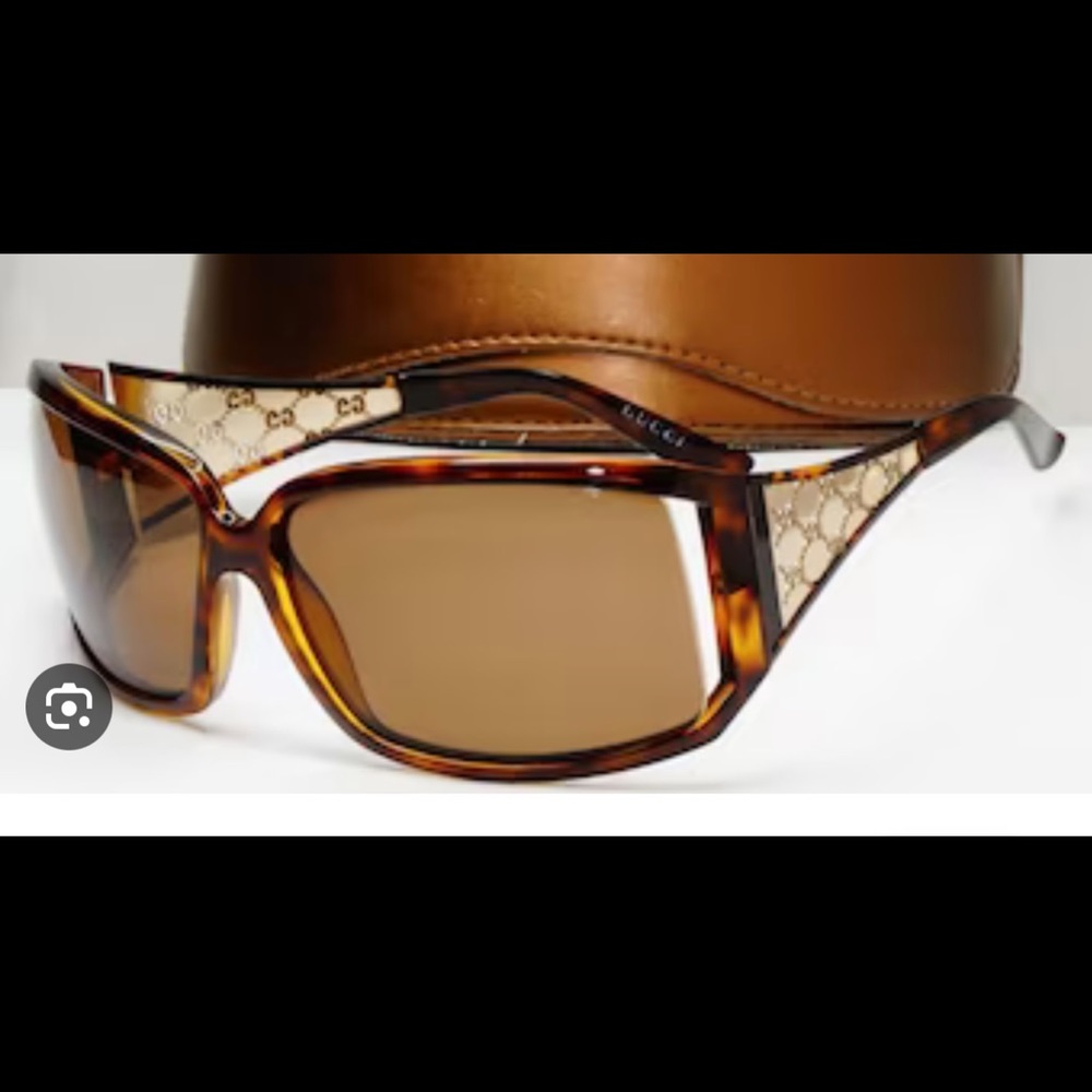 VINTAGE Gucci 2011 Tortoiseshell  Sunglasses Gradient Square Gg 3536/S AUTHENTIC